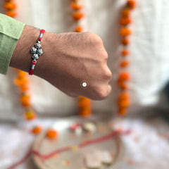 Sterling Silver Pure Bliss Rakhi