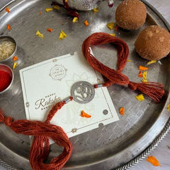 Sterling Silver Om Rakhi