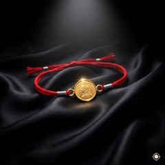 Sterling Silver Victoria Queen Coin Rakhi
