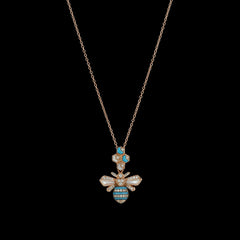 Sterling Silver Sparkling Silver Honeydrop Necklace