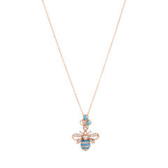 Sterling Silver Sparkling Silver Honeydrop Necklace