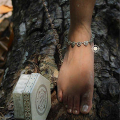 Rose Pure Silver 925 Anklet