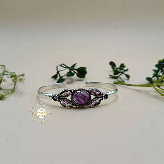 Rustic Romance Amethyst Bracelet