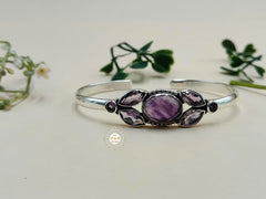 Rustic Romance Amethyst Bracelet