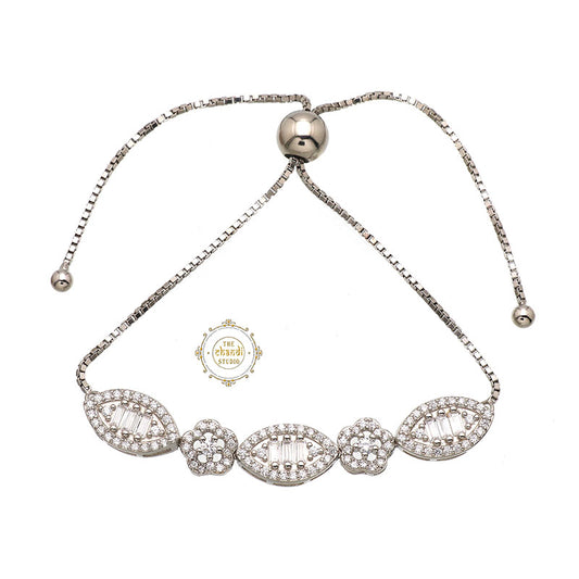 Sparkling Treasure Bloom Adjustable Bracelet