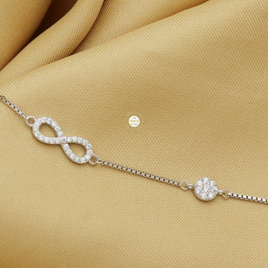 Sparkling Treasure Delicate Infinity Bracelet