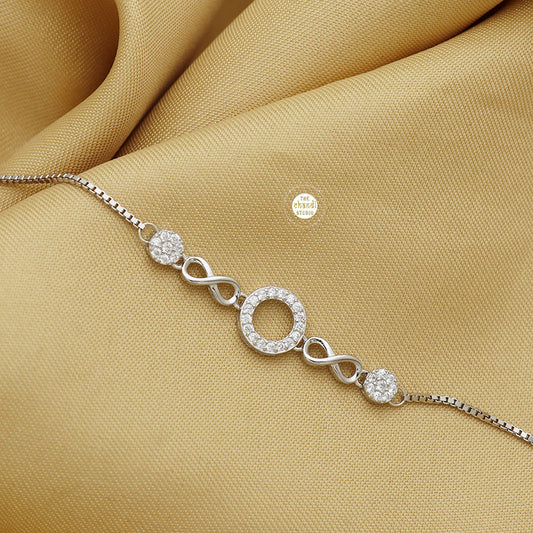 Sparkling Treasure Delicate Infinity Bracelet