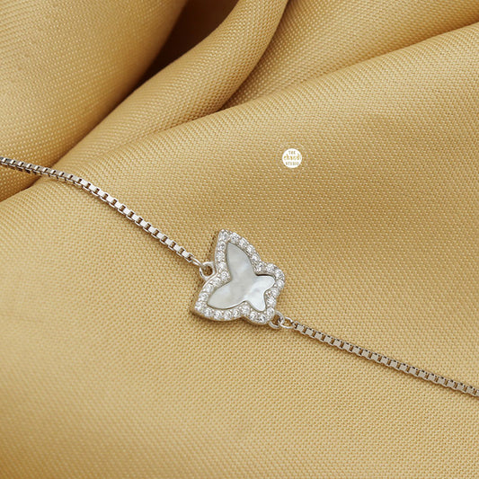 Sparkling Treasure Delicate Butterfly Bracelet