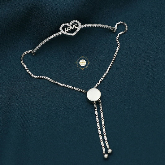 Sparkling Treasure Heart Bracelet