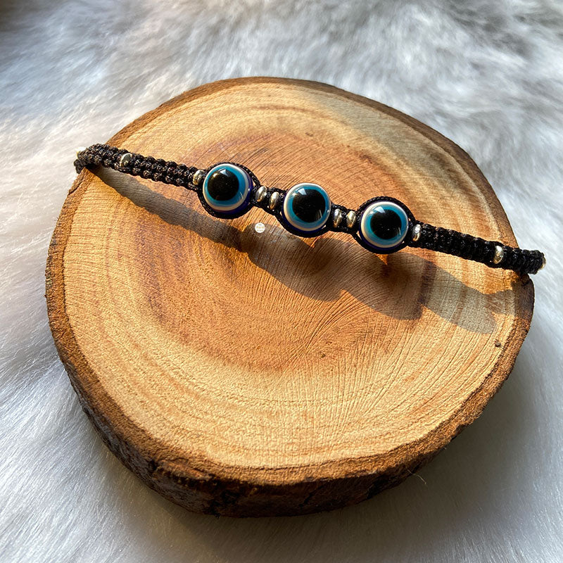 Handcrafted Evil Eye Braid Bracelet