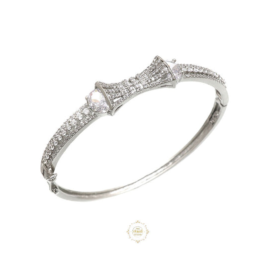 Sparkling Silver Delicate Desire Cuff