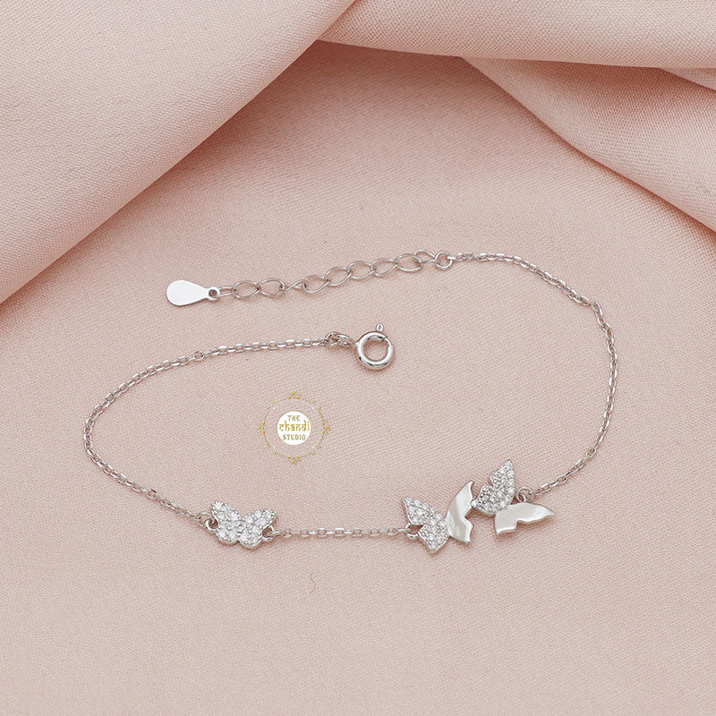 Sparkling Treasure Butterfly Bracelet