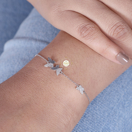 Sparkling Treasure Butterfly Bracelet