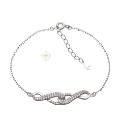 Sparkling Treasure Infinity Bracelet