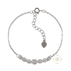 Sparkling Silver Classic Everyday Bracelet