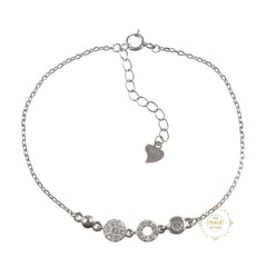 Sparkling Silver Shimmering Grace Bracelet