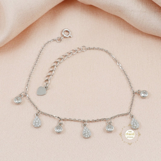 Sparkling Silver Twinkle Charm Bracelet