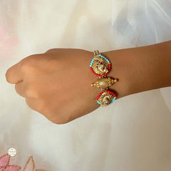 Sterling Silver Royal Mosaic Kada (Piece)