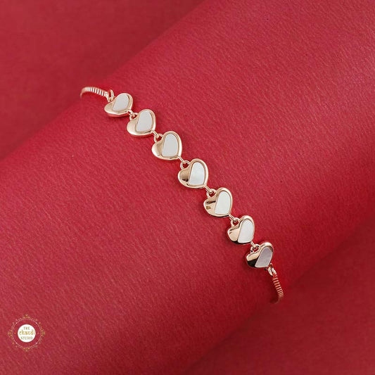 Sterling Silver Sparkling Endless Love Bracelet