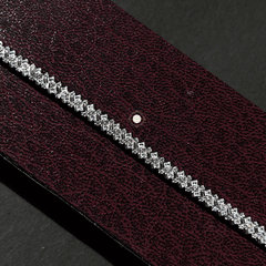 Sparkling Silver Shimmer Stone Bracelet