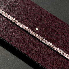 Sparkling Silver Shimmer Stone Bracelet