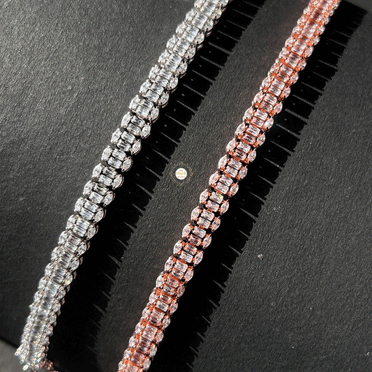 Sparkling Silver Twinkle Stone Bracelet
