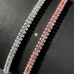 Sparkling Silver Twinkle Stone Bracelet