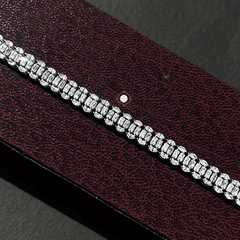 Sparkling Silver Twinkle Stone Bracelet