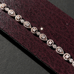 Sparkling Silver Loop of Light Bracelet