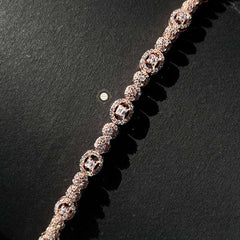 Sparkling Silver Circle Spark Bracelet
