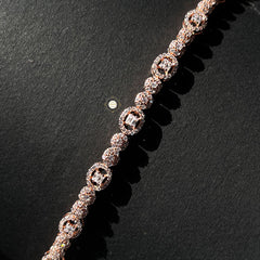 Sparkling Silver Circle Spark Bracelet
