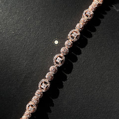 Sparkling Silver Circle Spark Bracelet