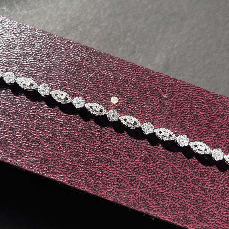 Sparkling Silver Celeste Shine Chain Bracelet