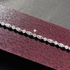 Sparkling Silver Celeste Shine Chain Bracelet
