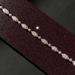 Sparkling Silver Glow Chain Bracelet