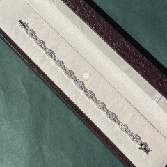 Sparkling Silver Bloom Spark Bracelet
