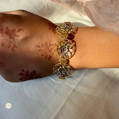 Sterling Silver 925 Floral Glow Bracelet