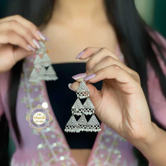 Ruhaniyat Trikona Earring