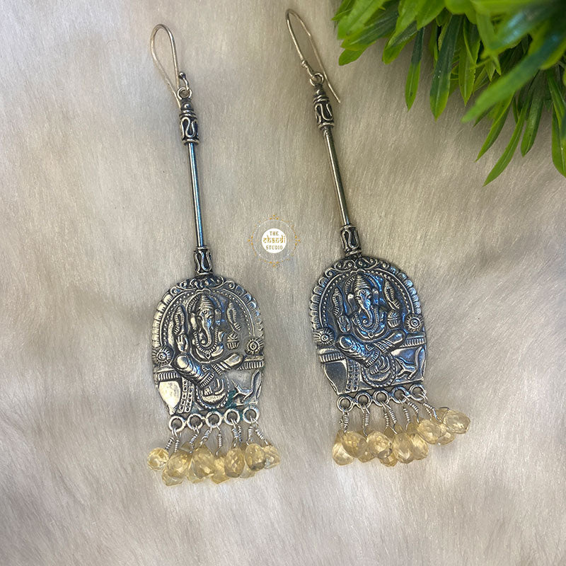 Ganesha Motif Earring