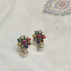 Navratna Ball Earring