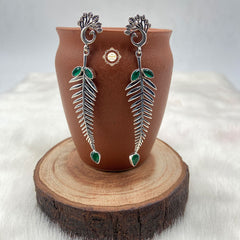 Peacock Feather Earring