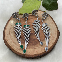 Peacock Feather Earring