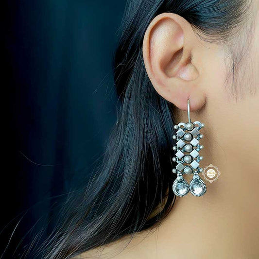 Glass Drop Earring