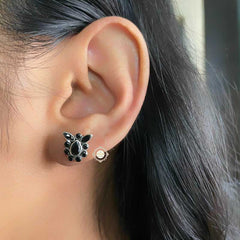 Rozana Quirky Stone Studs