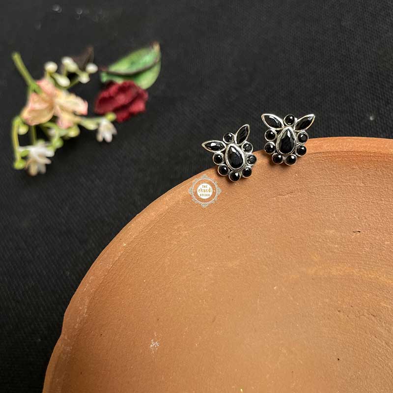 Rozana Quirky Stone Studs