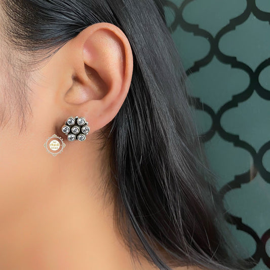 Sterling Silver Petite Bloom Studs