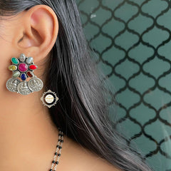 Timeless Navratna Paradise Earring