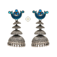 Afghan Chaand Layered Jhumki