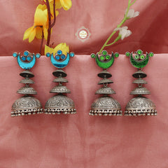 Afghan Chaand Layered Jhumki