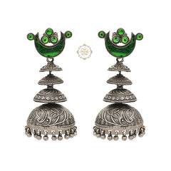 Afghan Chaand Layered Jhumki